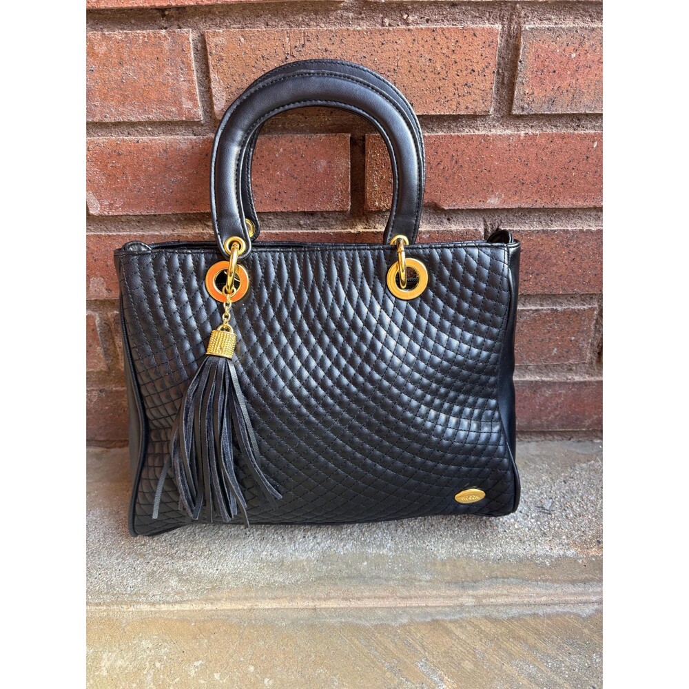 Koschi Top handle Handbag with Gold Hardware